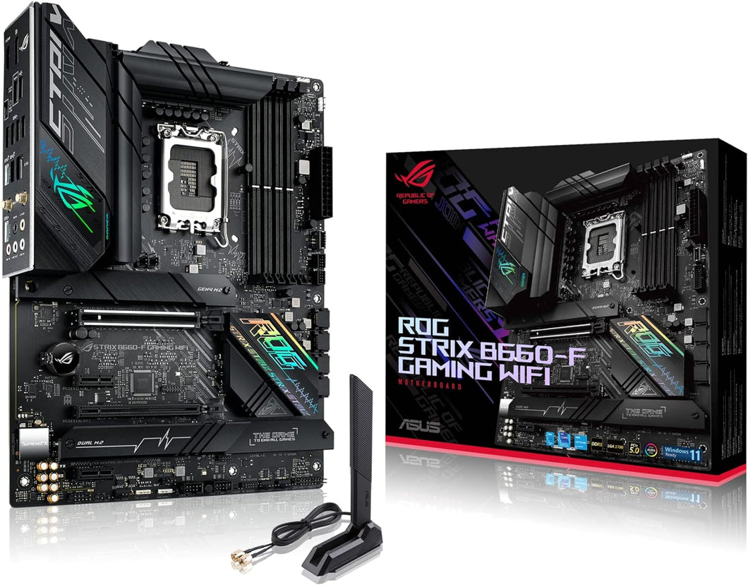 ASUS ROG Strix B660-F GAMING WIFI Intel LGA 1700 ATX DDR5 Motherboard