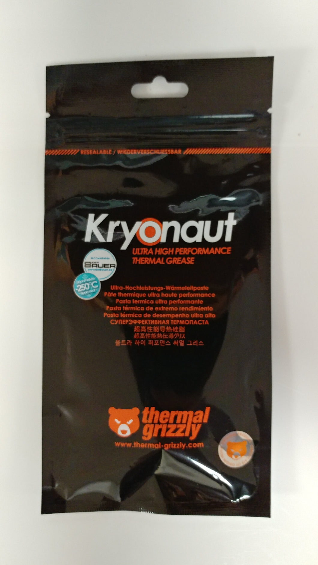 Thermal Grizzly, Kryonaut, Ultra High Performance Thermal Grease, 1g – PC  Parts Hawaii